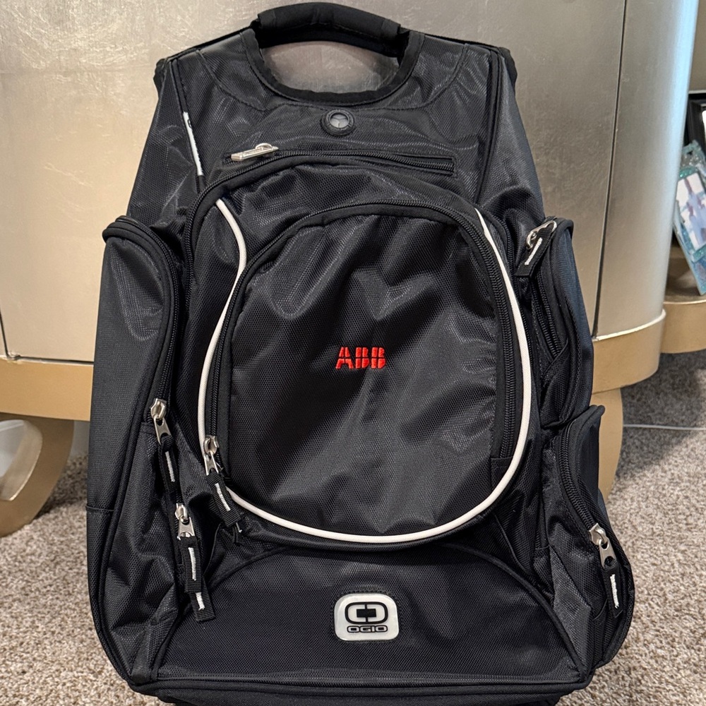 OGIO Black and Gray Backpack NWOT